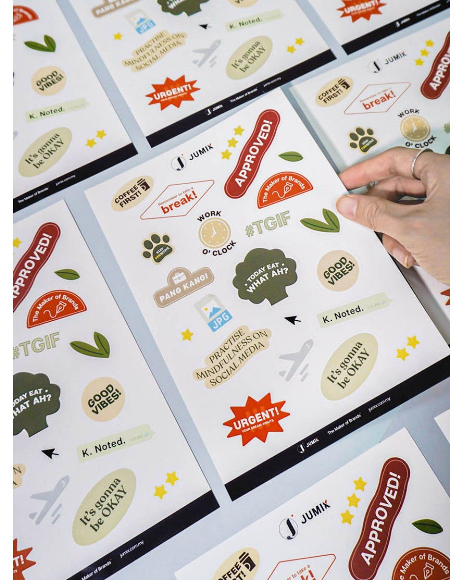 Digital Detox Stickers Set